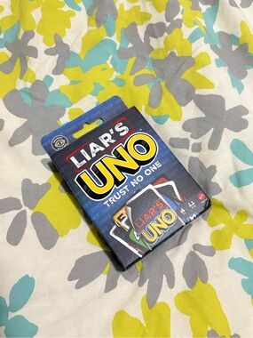 Liar's UNO Card Game - Trust No One - Black/Multicolor Packaging